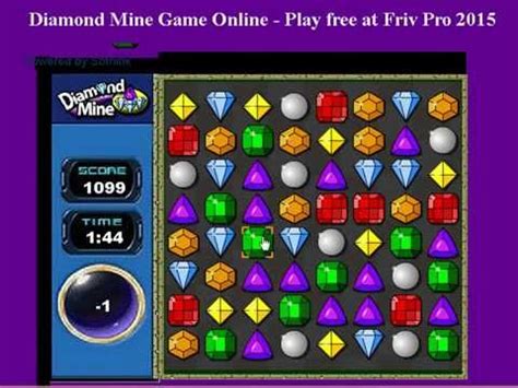 Friv: Diamond mine game online - YouTube