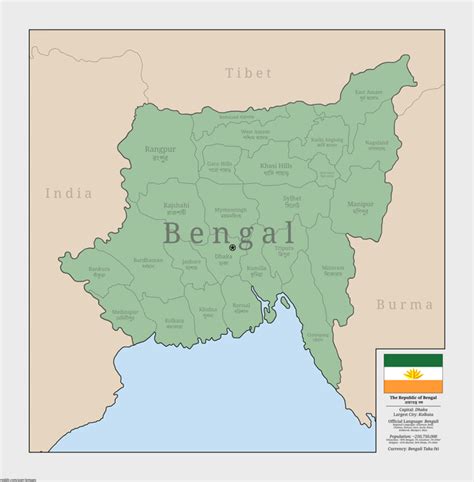 A United Bengal : r/imaginarymaps