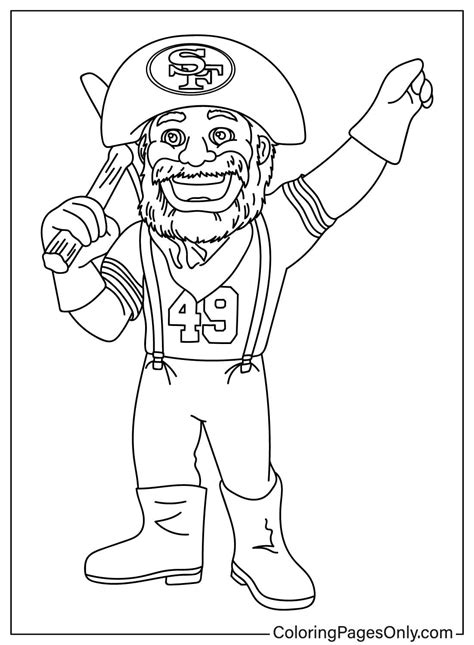 18 Free Printable San Francisco 49ers Coloring Pages trong 2024