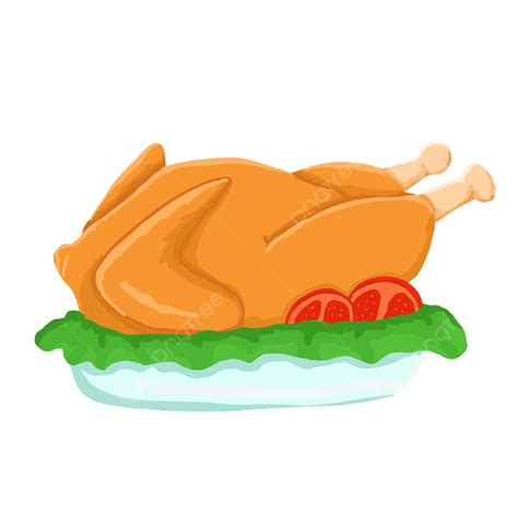 Cartoon Roast Chicken, Grilled Chicken, Cartoon Chicken, Chicken PNG Transparent Clipart Image ...