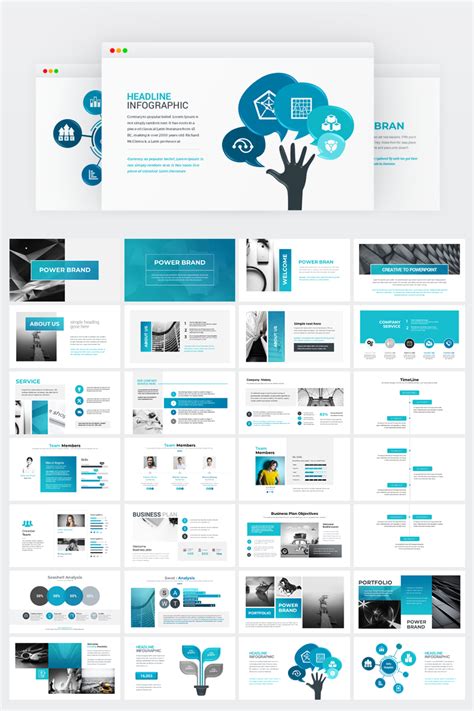 Business Presentation PowerPoint Template #74370