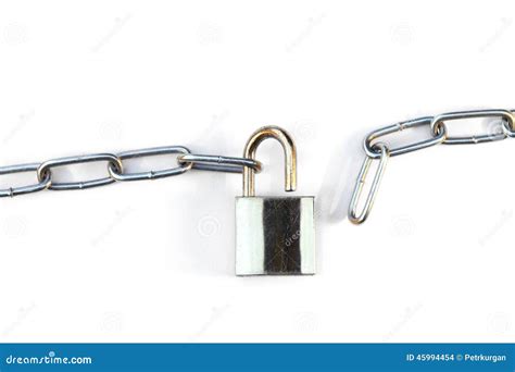 Lock and chain stock photo. Image of liberty, fetters - 45994454