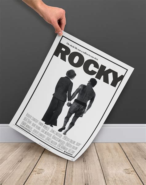 Rocky Movie Poster Digital Poster Download 300dpi Jpeg A3 - Etsy