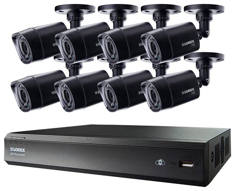 Best Buy: Lorex 16-Channel, 8-Camera Indoor/Outdoor High-Definition DVR Security System Black ...