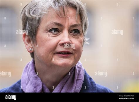 London, UK. 21st Jan, 2024. Yvette Cooper, MP, Shadow Home Secretary ...