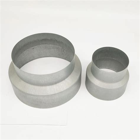 Hvac Spiral Duct Fittings 0.5mm Galvanized Pipe Fittings For Ship ...