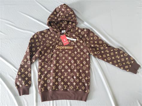 Hoodie Supreme X Louis Vuitton - $ 2,500.00 en Mercado Libre