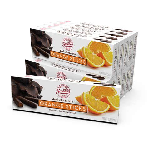 Buy Dark Chocolate Orange Sticks - Sweet Candy Company