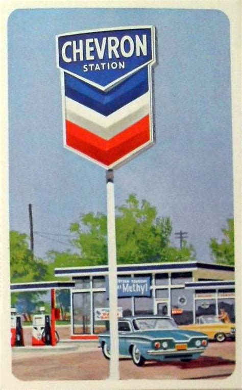 transpress nz: Chevron fuel card, 1964