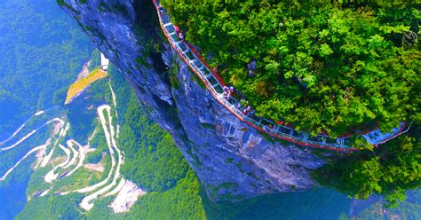 Dare To Walk On This Glass Skyway On Tianmen Mountain - Tripoto