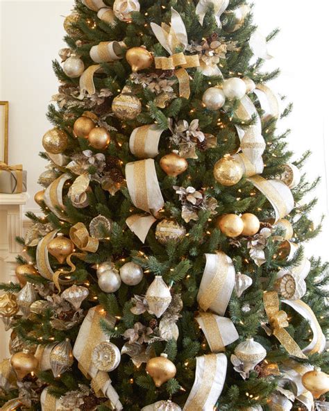 Silver and Gold Christmas Tree Theme Theme - Balsam Hill Blog