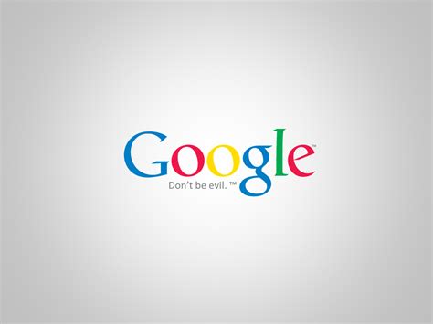 Google - Don't be evil. Wallpaper by dAKirby309 on DeviantArt