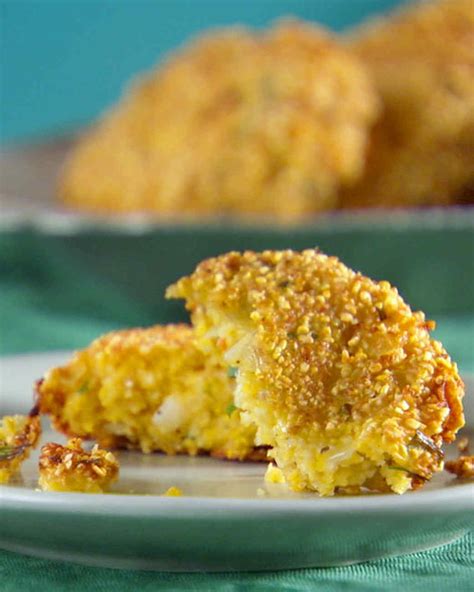 Cornmeal Fritters Recipe & Video | Martha Stewart