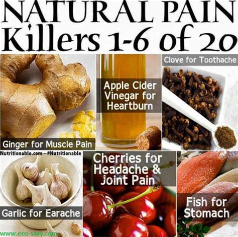 Natural Pain Killers | Eco-Savy