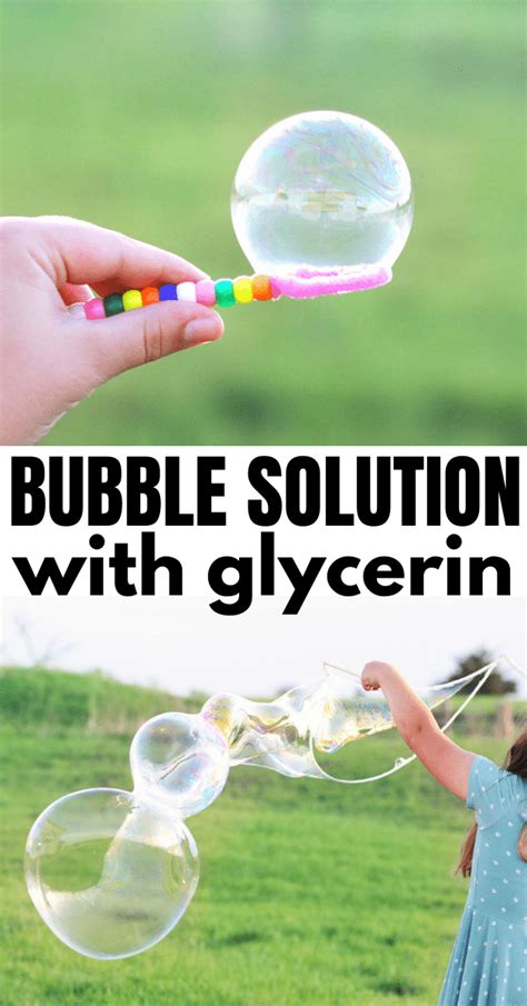 The Best Recipe For Bubbles With Glycerin