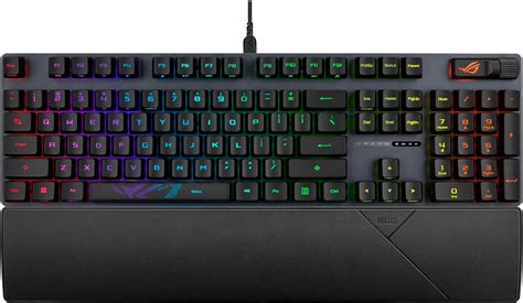 ASUS ROG Strix Scope II Gaming Keyboard pre-lubed ROG RX Blue clicky ...