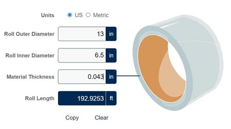 How to use our Roll Length and Roll Diameter Calculators