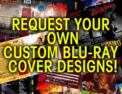 CUSTOM Blu-ray COVER Your Request - Etsy