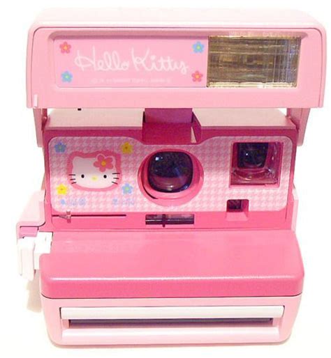 Extremely Rare Hello Kitty Polaroid Camera Pink with Original Hello Kitty White Case and ...