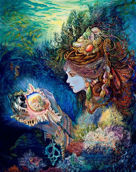 Daughter Of The Deep Mural Wallpaper By Josephine Wall - Murals Your Way