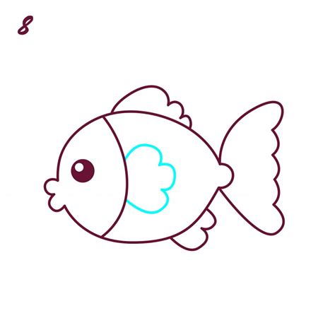 How To Draw A Simple Cartoon Fish