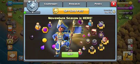 November Gold Pass Rewards, Perks and Challenges in Clash of Clans (coc ...