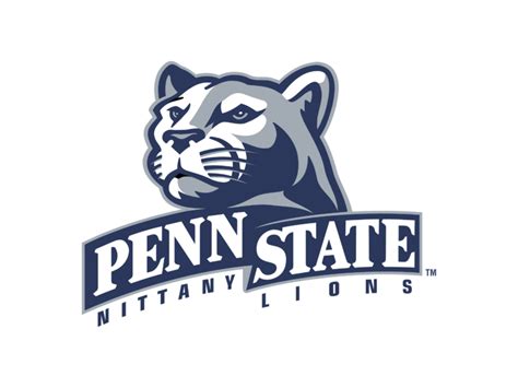 penn state logo white png