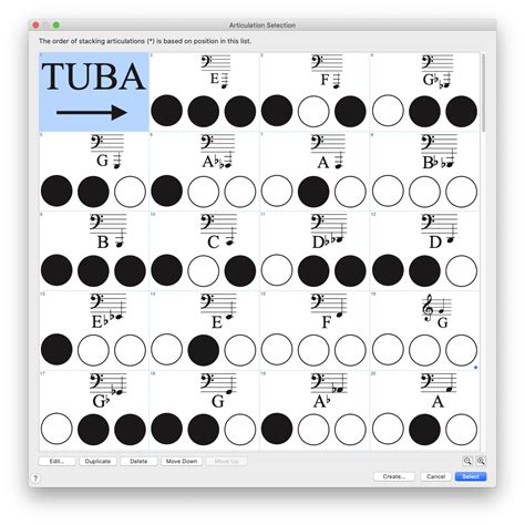 Tuba Fingering Diagrams – Michael McClennan Music