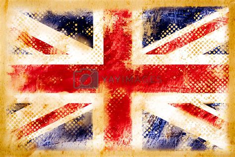 british flag grunge on old vintage paper by Suriyaphoto Vectors ...