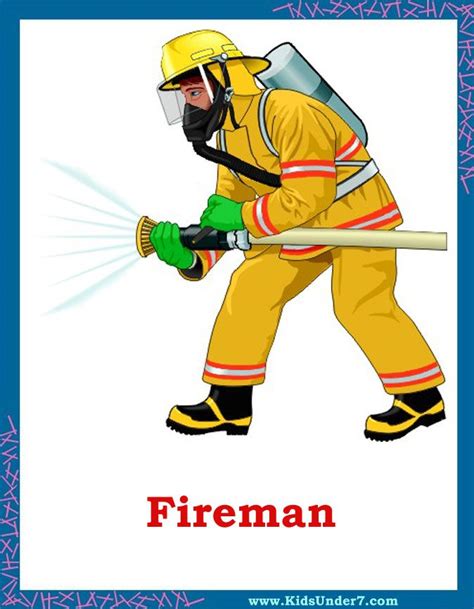 Pin by Valentina Pahoki on tablice | Flashcards, Fireman, Flashcards for kids