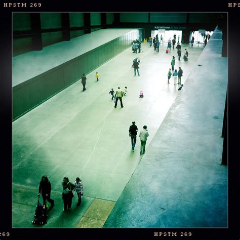 Looking for the crack | People in the Turbine Hall at the Ta… | Flickr