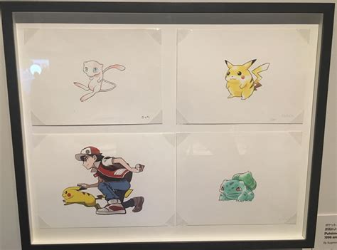 Remember thick Pikachu with the original Pokemon artwork at the British Museum - GameRevolution