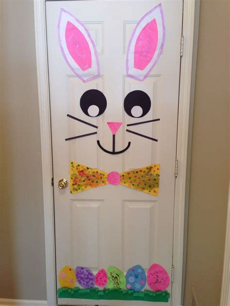 Easter bunny door decoration, Bunny door decoration, Easter door decor