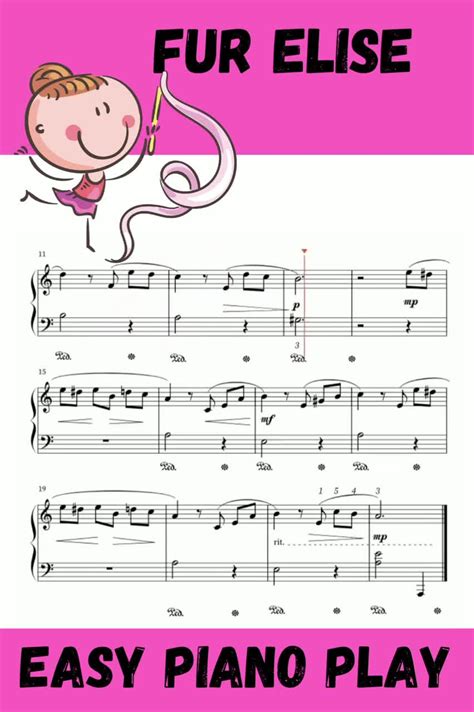 Fur Elise Sheet Music Piano Easy For Kids