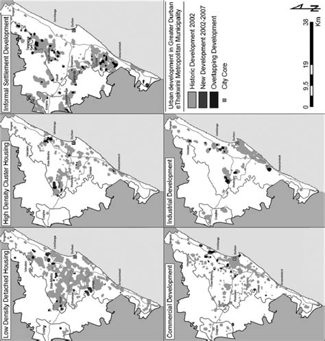 Urban development patterns in Greater Durban (eThekwini). | Download Scientific Diagram