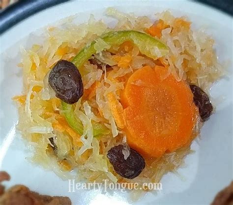 Atchara, Pickled Papaya – Hearty Tongue