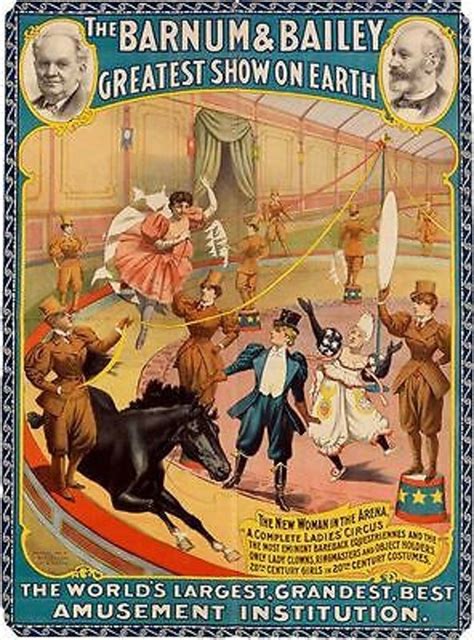 Vintage Barnum and Bailey Circus Poster A3 Print