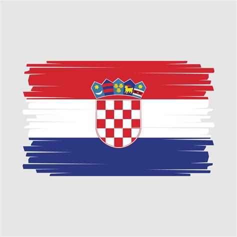 Croatia Flag Vector 21974876 Vector Art at Vecteezy