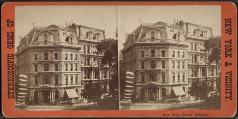 The New York Herald Building, headquarters of the newspaper, was built ...