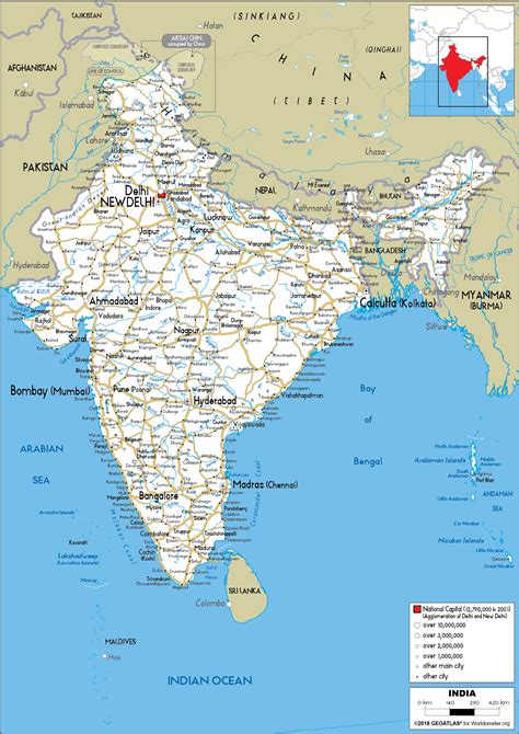 India Map With Roads - Get Latest Map Update