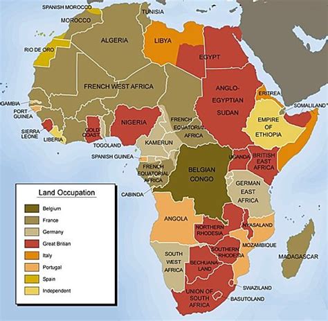 Africa’s colonization by other major powers of the world at the tail ...