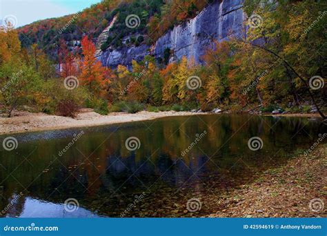 Rocky Fall Colored Stone Bluff Stock Image - Image of green, beautiful: 42594619