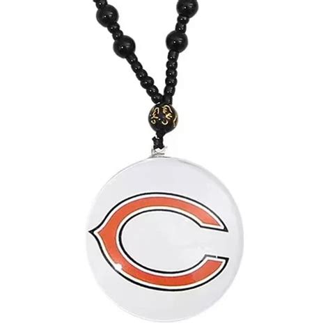 Teams 32 Nfl Football Necklaces Glass Pendant Bead Chain Sweater Chain ...