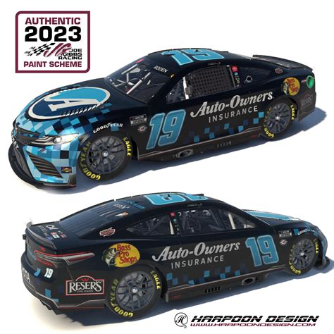 2023 Martin Truex Jr. Auto Owners throwback Camry by Brantley Roden ...