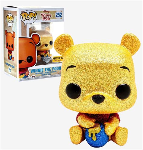 Funko POP! Disney #252 Winnie The Pooh (Glitter) - Diamond Collection ...