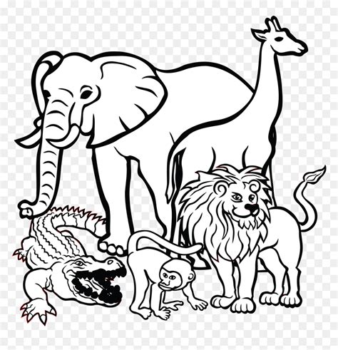 Black And White Coloring Pictures Of Animals : These coloring sheets will work as an educational ...