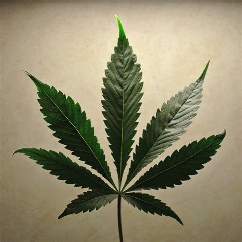 Cannabis Indica Leaf : r/pics