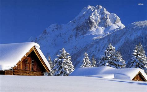 Snow House Wallpapers - Wallpaper Cave