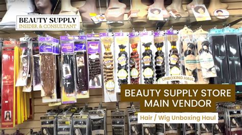 Beauty Supply Store Main Vendor / Unboxing haul/ Main plug/ Wig Braid ...