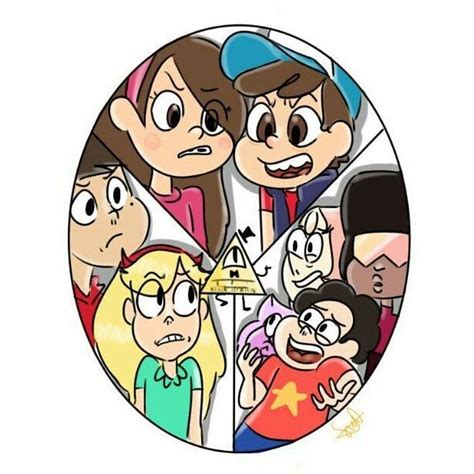 CARTOONS CROSSOVER by ArtsBySofia on DeviantArt